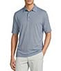 Roundtree & Yorke Performance Short Sleeve Gingham Polo Shirt - Image 1