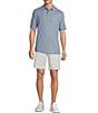 Roundtree & Yorke Performance Short Sleeve Gingham Polo Shirt - Image 3