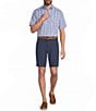 Roundtree & Yorke Performance Short Sleeve Medium Plaid Twill Sport Shirt - Image 3