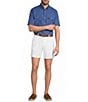 Roundtree & Yorke Performance Short Sleeve Plaid Sport Shirt - Image 3