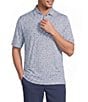 Roundtree & Yorke Performance Short Sleeve Popsicle Print Polo Shirt - Image 1