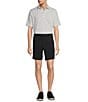Color:Bright White - Image 3 - Performance Short Sleeve Solid Jacquard Polo Shirt
