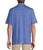 Color:Surf Blue - Image 2 - Performance Short Sleeve Solid Mesh Polo Shirt