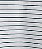 Color:Bright White - Image 4 - Performance Short Sleeve Stripe Polo Shirt