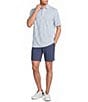 Roundtree & Yorke Performance Short Sleeve Striped Polo Shirt - Image 4