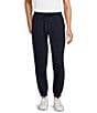 Roundtree & Yorke Performance Solid Fleece Drawstring Jogger Pants, Color:Navy - Image 1