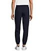 Roundtree & Yorke Performance Solid Fleece Drawstring Jogger Pants, Color:Navy - Image 2