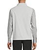 Roundtree & Yorke Performance Solid Quarter-Zip Vest, Color:Light Grey - Image 2