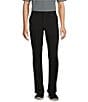 Color:Black - Image 1 - Performance Stewart Classic Fit Flat Front Solid Pants