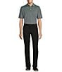 Color:Black - Image 3 - Performance Stewart Classic Fit Flat Front Solid Pants