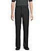 Roundtree & Yorke Performance Stewart Flat Front Classic Fit Performance Pants - Image 5