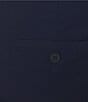 Roundtree & Yorke Performance Stewart Flat Front Classic Fit Solid Pants, Color:Blue - Image 4
