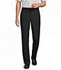 Roundtree & Yorke Performance Stewart Flat Front Classic Fit Solid Performance Hybrid Chino Pants - Image 5