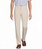 Roundtree & Yorke Performance Stewart Flat Front Classic Fit Solid Performance Hybrid Chino Pants - Image 1