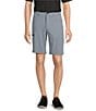 Color:Blue Grey - Image 1 - Performance Straight Fit Flat Front 10#double; Tech Shorts