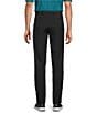 Roundtree & Yorke Performance Straight Fit Flat Front Pants - Image 2
