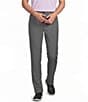 Roundtree & Yorke Performance Straight Fit Flat Front Pants - Image 1