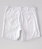 Color:Bright White - Image 2 - Flat Front 7#double; Inseam Chino Shorts