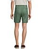 Roundtree & Yorke Performance Stretch Fabric Classic Fit Flat Front 8#double; Horizontal Texutred Shorts, Color:Olive - Image 2