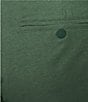 Roundtree & Yorke Performance Stretch Fabric Classic Fit Flat Front 8#double; Horizontal Texutred Shorts, Color:Olive - Image 4