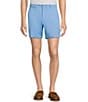Color:All Aboard - Image 1 - Performance Stretch Fabric Straight Fit Flat Front 7#double; Solid Shorts