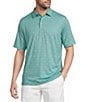 Roundtree & Yorke The Fairway Medallion Geo Performance Polo Shirt - Image 1