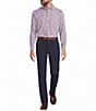 Roundtree & Yorke Performance The Traveler Medium Plaid Sport Shirt - Image 3