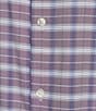 Roundtree & Yorke Performance The Traveler Medium Plaid Sport Shirt - Image 4