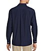 Roundtree & Yorke Performance The Traveler Solid Twill Sport Shirt - Image 6