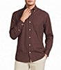Roundtree & Yorke Performance The Traveler Solid Twill Sport Shirt - Image 1