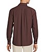 Roundtree & Yorke Performance The Traveler Solid Twill Sport Shirt - Image 2