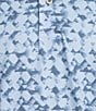 Roundtree & Yorke Performance Triangle Printed Polo Shirt, Color:Medium Blue - Image 4