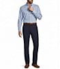 Roundtree & Yorke Performance Twill Medium Plaid Sport Shirt - Image 3