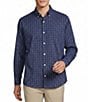 Roundtree & Yorke Performance Twill Small Plaid Sport Shirt - Image 1