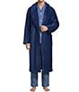 Roundtree & Yorke Plush Shawl Collar Solid Robe - Image 5