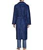 Roundtree & Yorke Plush Shawl Collar Solid Robe - Image 6