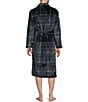 Roundtree & Yorke Printed Long Sleeve Shawl Collar Plush Robe - Image 2