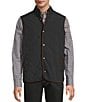 Roundtree & Yorke Quilted Solid Vest, Color:Black - Image 3