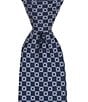 Roundtree & Yorke Roberto Geometric Traditional Silk/Poly Tie - Image 1