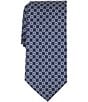 Roundtree & Yorke Roberto Geometric Traditional Silk/Poly Tie - Image 2