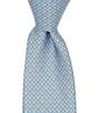 Roundtree & Yorke Rope Chain Neat Traditional Silk Blend Tie - Image 1