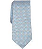 Roundtree & Yorke Rope Chain Neat Traditional Silk Blend Tie - Image 2