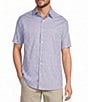 Roundtree & Yorke Short Sleeve Floral Print Sport Shirt - Image 1