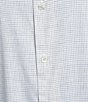 Roundtree & Yorke Short Sleeve Heather Small Gingham Pattern Sport Shirt - Image 4