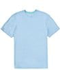 Color:Bright Blue - Image 1 - Short Sleeve Knit Sleep T-Shirt