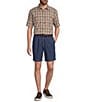 Roundtree & Yorke Short Sleeve Large Plaid Sport Shirt - Image 3