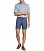 Roundtree & Yorke Short Sleeve Leaf Print Button Front Shirt - Image 3