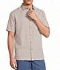 Roundtree & Yorke Short Sleeve Micro Check Sport Shirt - Image 1