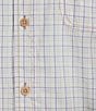 Roundtree & Yorke Short Sleeve Mini Plaid Sport Shirt - Image 4