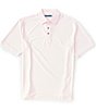 Color:Cradle Pink - Image 1 - Performance Short Sleeve Gingham Polo Shirt